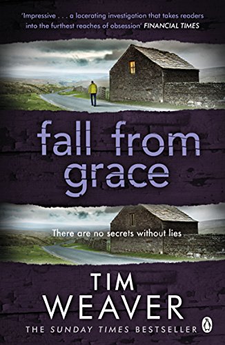 Book cover with a rural landscape, a barn, and large white text.