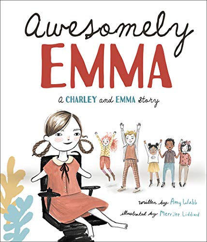 Book cover featuring a girl in a wheelchair with diverse children.
