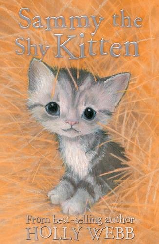 Book cover featuring a painted portrait of a grey tabby kitten.