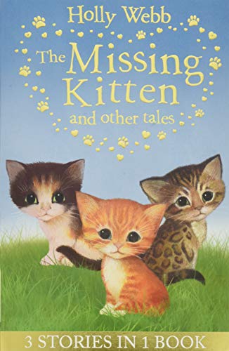 Book cover featuring three colorful kittens in a grassy field.