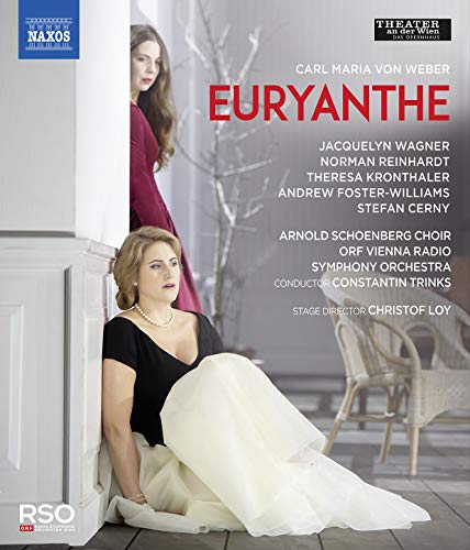 "Euryanthe" Blu-ray cover featuring two women, one in black and white dress.