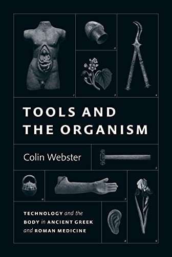 Book cover with anatomical illustration, surgical tools, and plant imagery.