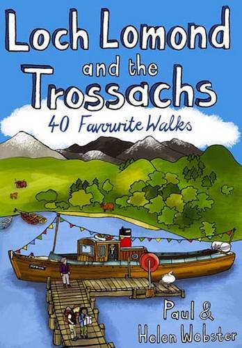 Book cover: illustrated Scottish loch scene with boat and mountains.