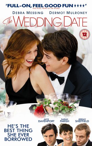 The Wedding Date" DVD cover featuring Debra Messing and Dermot Mulroney.