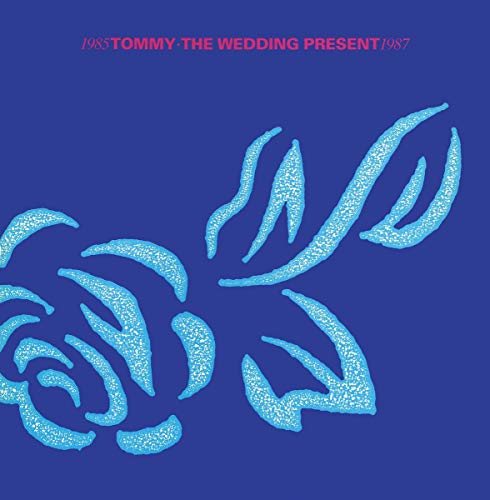 Blue album cover for The Wedding Present’s 1987 album, with abstract shapes.