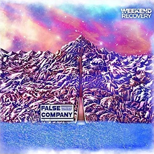 Vinyl record cover: colorful mountain range with a glowing peak.