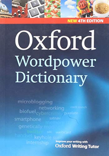Cover of the Oxford Wordpower Dictionary 4th Edition with a dark blue background.