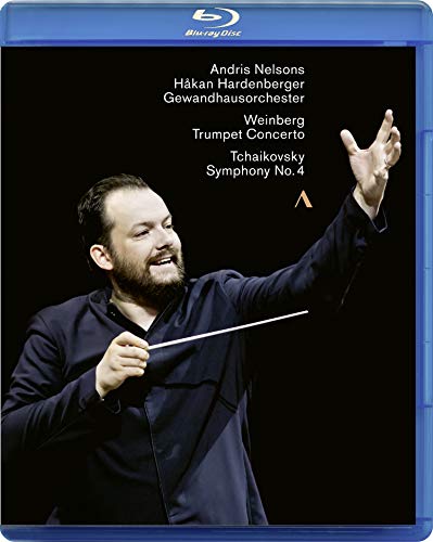Blue-ray case with a conductor holding a baton, against a black background.