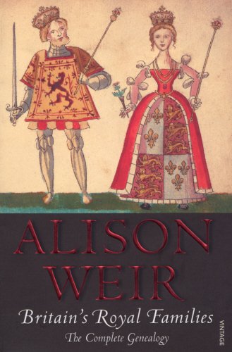 "Book cover with medieval king and queen illustration, author's name, and title."