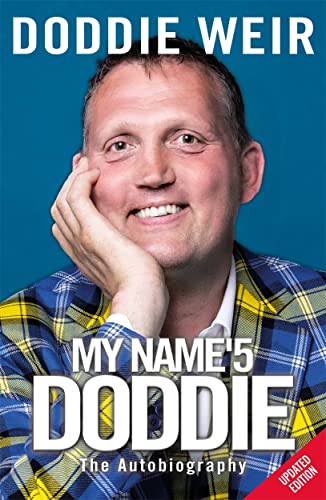 Book cover featuring a portrait of Doddie Weir and autobiography title.