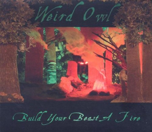 CD cover: dark forest scene with glowing red eyes and fire.