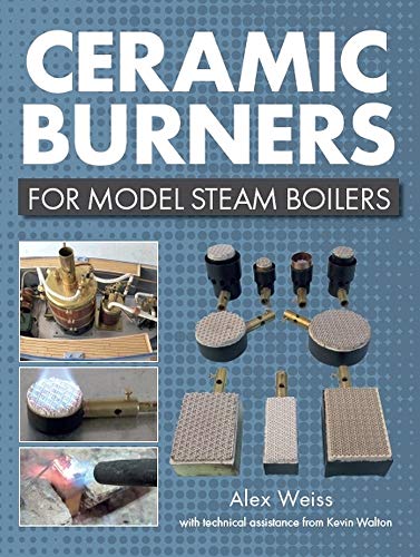 Book cover showing ceramic burners for model steam boilers with various burner examples.