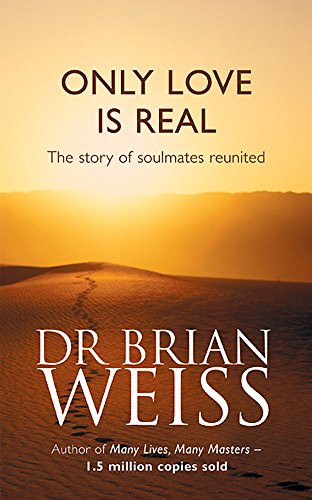 Book cover with sunset landscape and author name, Dr. Brian Weiss.