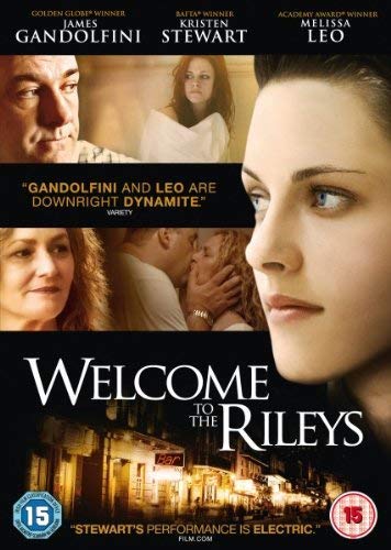 DVD cover for "Welcome To The Rileys" featuring James Gandolfini and Melissa Leo.