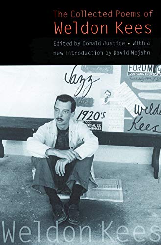 Book cover: “The Collected Poems of Weldon Kees” with a portrait.