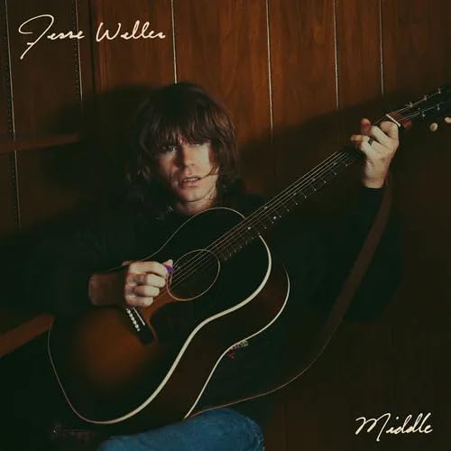 Jesse Weller album cover featuring a man with an acoustic guitar.