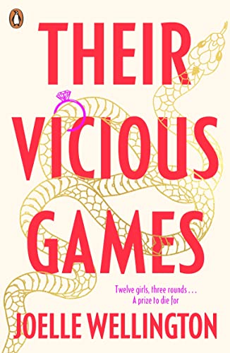 Book cover: "Their Vicious Games" with red text and a coiled golden snake.