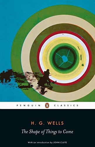 Book cover for The Shape of Things to Come featuring concentric circles and silhouettes.