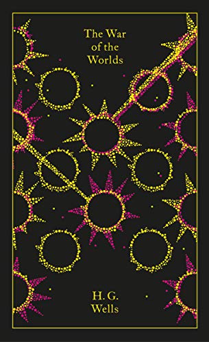 Black book cover with yellow and pink starburst and circle patterns.