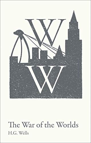 Book cover featuring a city silhouette, a tripod, and large letters W W.