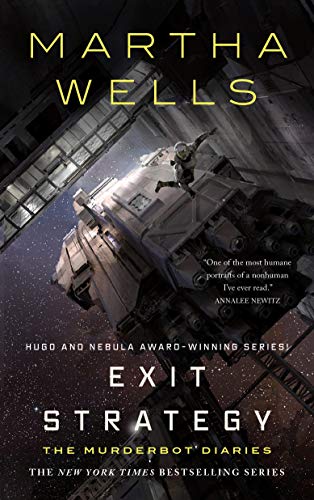 Book cover: sci-fi scene with a figure in a spacesuit and large machinery.