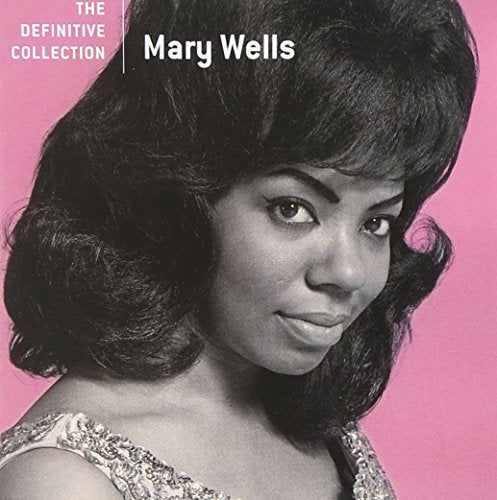 CD cover featuring a portrait of singer Mary Wells against a pink background.