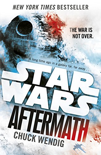 Star Wars: Aftermath book cover with Death Star and red splatters.