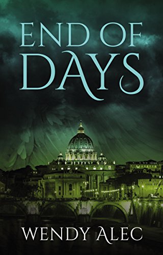 Book cover: “End of Days” with a cityscape and dark, swirling clouds.