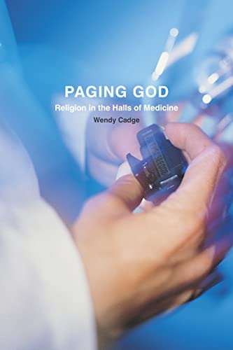 Book cover: "Paging God" with a hand holding a syringe in focus.