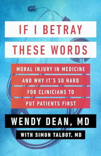 Book cover featuring a stethoscope on a blue background with red and white text.