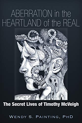 Book cover with Timothy McVeigh's image, dark colors, and simple design elements.
