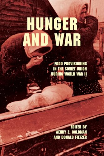 Book cover depicting a woman eating, titled "Hunger and War.