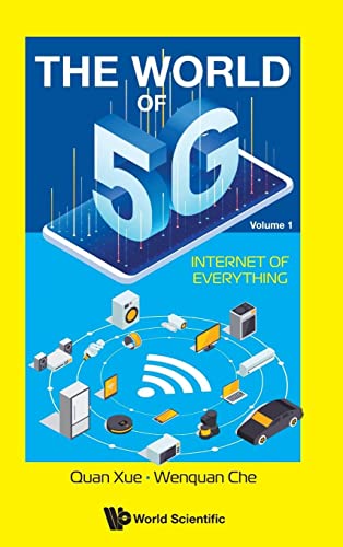 Book cover: "World of 5G, Volume 1" with 5G graphic and connected devices.