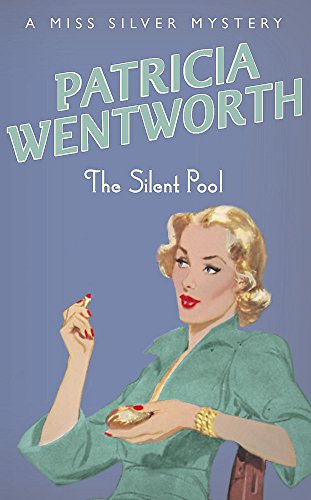 Book cover: woman applying lipstick, vintage style, blue background.