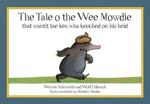 Book cover featuring a cartoon mole with something on its head.