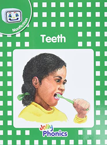 A young girl with dark hair brushing her teeth with a green toothbrush.