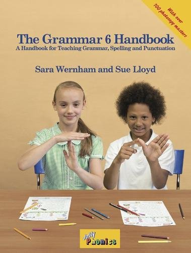 “The Grammar 6 Handbook” cover with children demonstrating hand signals.