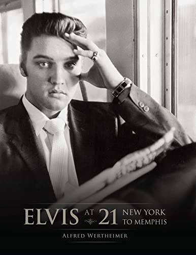 Black and white portrait of a young Elvis Presley, book cover.
