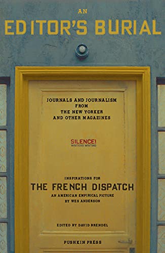 Book cover: yellow door frame, title “An Editor’s Burial”, and author “David Brendel”.