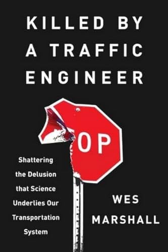 Book cover with the title and a damaged red stop sign on black background.