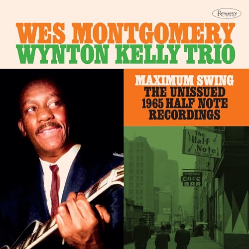 Wes Montgomery album cover featuring a portrait and club scene.
