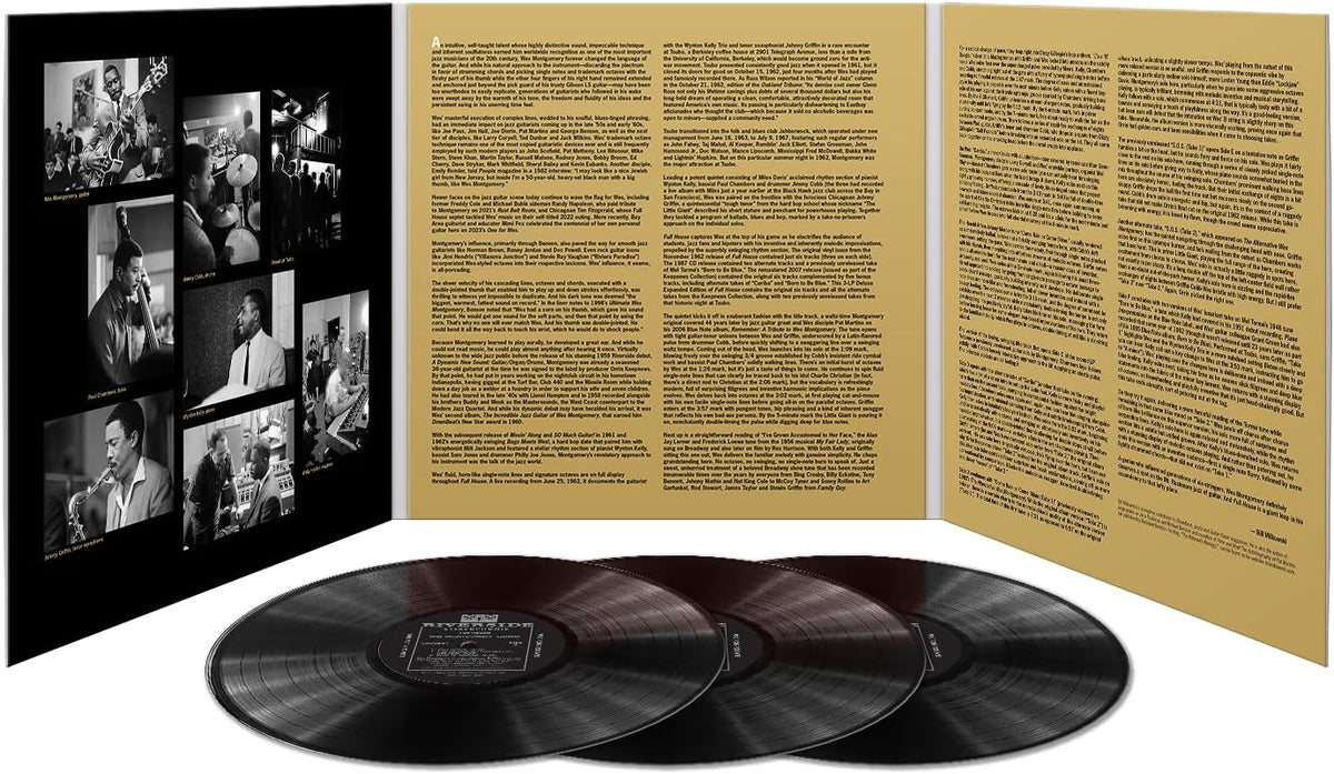 Wes Montgomery’s “The Complete Full House Recordings” vinyl album back cover.
