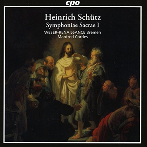 A CD cover featuring a Renaissance painting of Jesus surrounded by people.
