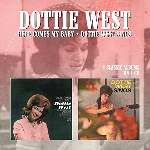CD cover with Dottie West's image and two classic album covers inside.