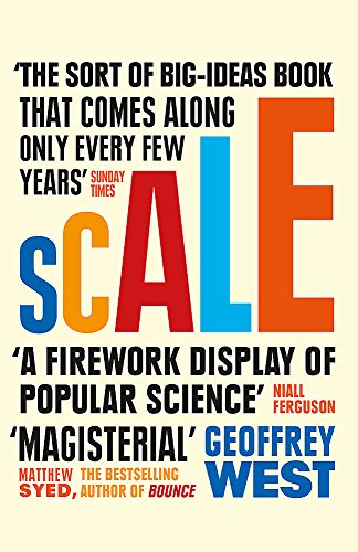 Book cover for "Scale" with bold, colorful text and author names.