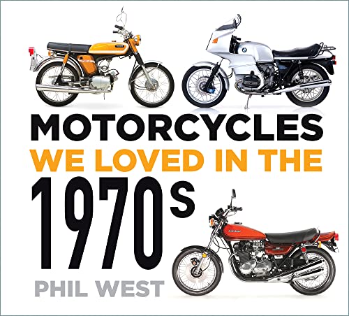 Book cover featuring three vintage motorcycles from the 1970s.