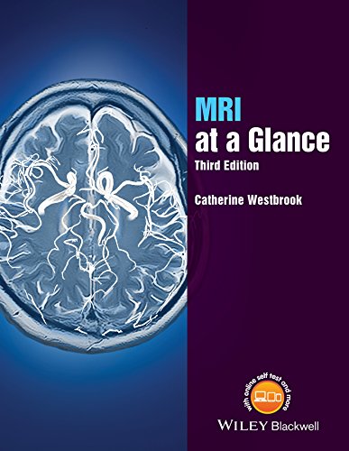 Book cover: "MRI at a Glance" featuring a brain scan image.