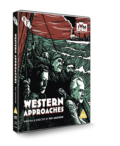 Western Approaches" Blu-ray cover with illustration of sailors and a submarine.