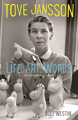 Book cover featuring Tove Jansson with Moomin characters.