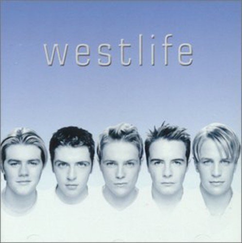 CD cover for Westlife’s debut album featuring five male faces.